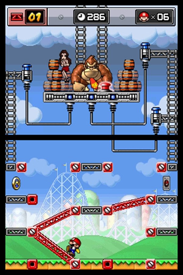 Mario vs. Donkey Kong Nintendos beliebter Klempner Mario hat in „Mario vs. Donkey Kong: Aufruhr im Miniland!” einen neuen Auftrag. Mit Hilfe mechanischer Mini-Marios muss er seine Freundin Pauline retten, die von Erzfeind Donkey Kong entführt wurde.