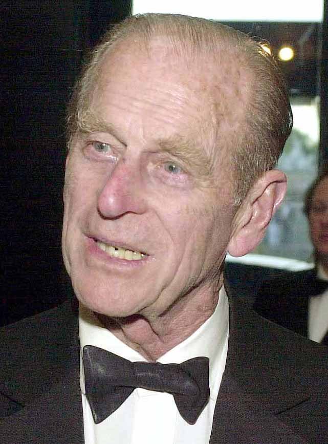 Platz 5: Prinz Philip Andrew, Duke of Edinburgh, der Prinzgemahl der britischen Königin Elizabeth II.