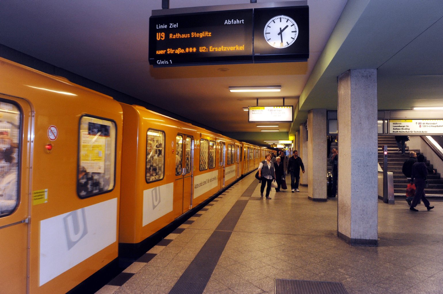U-Bahnhof Leopoldplatz: 167 Straftaten im Jahr 2010