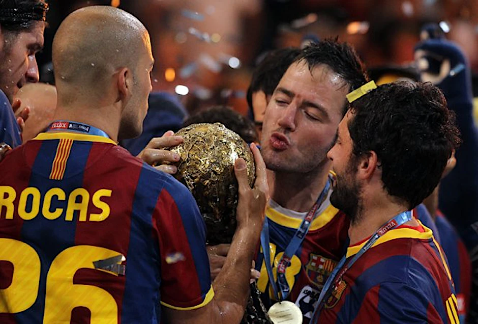 Iker Romero verabschiedete sich mit dem Gewinn der Königsklasse von Barca.
