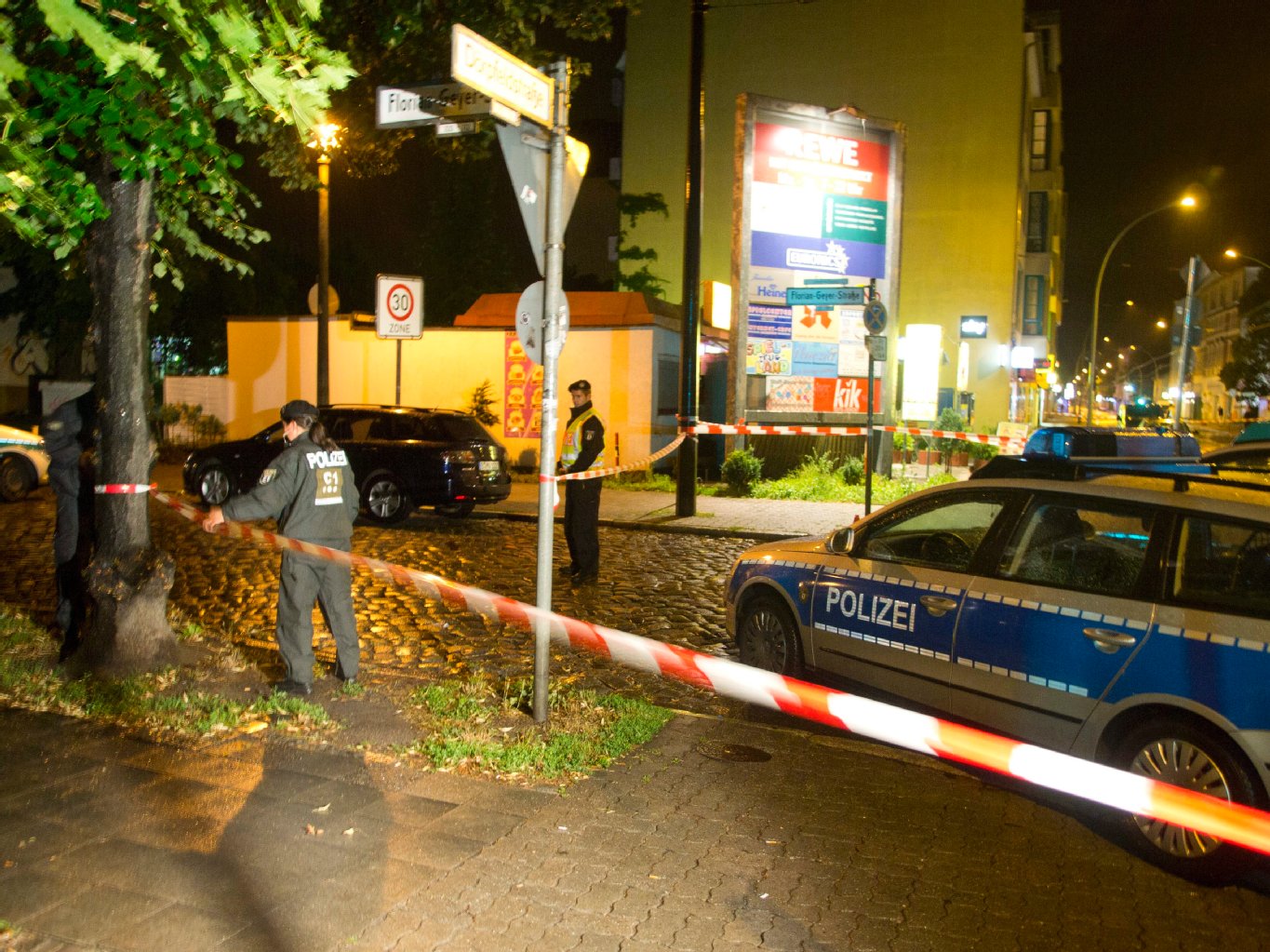 Das Dörpfeld-Bistro. Nicole wurde unmittelbar vor dem Imbiss niedergeschossen.