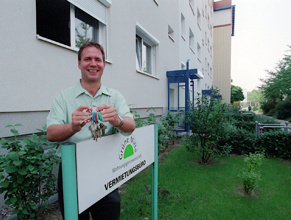Vorstand der Grünen Mitte in Hellersdorf ist Andrej Eckhardt. Er unterschrieb die Briefe an Familie Pitt.