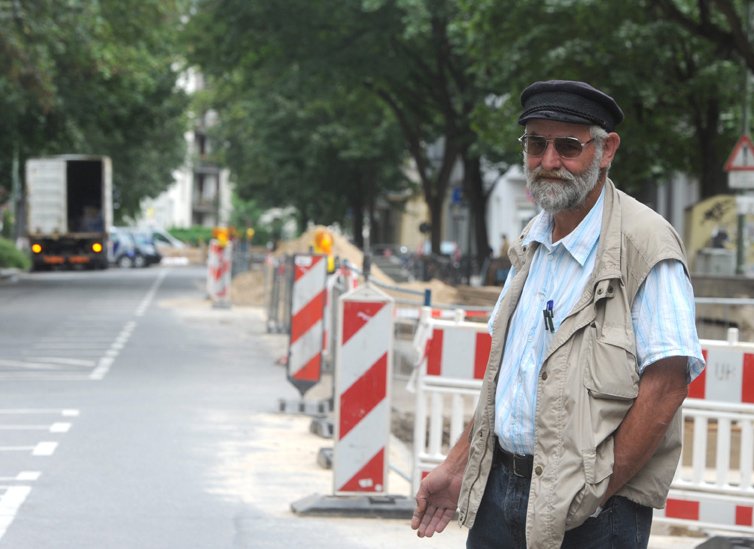 Wöß zeigt die Nerv-Baustelle, die ihm seinen Job kostete.