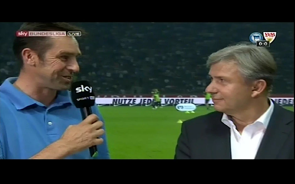 Michael Preetz und Klaus Wowereit im Halbzeit-Interview
