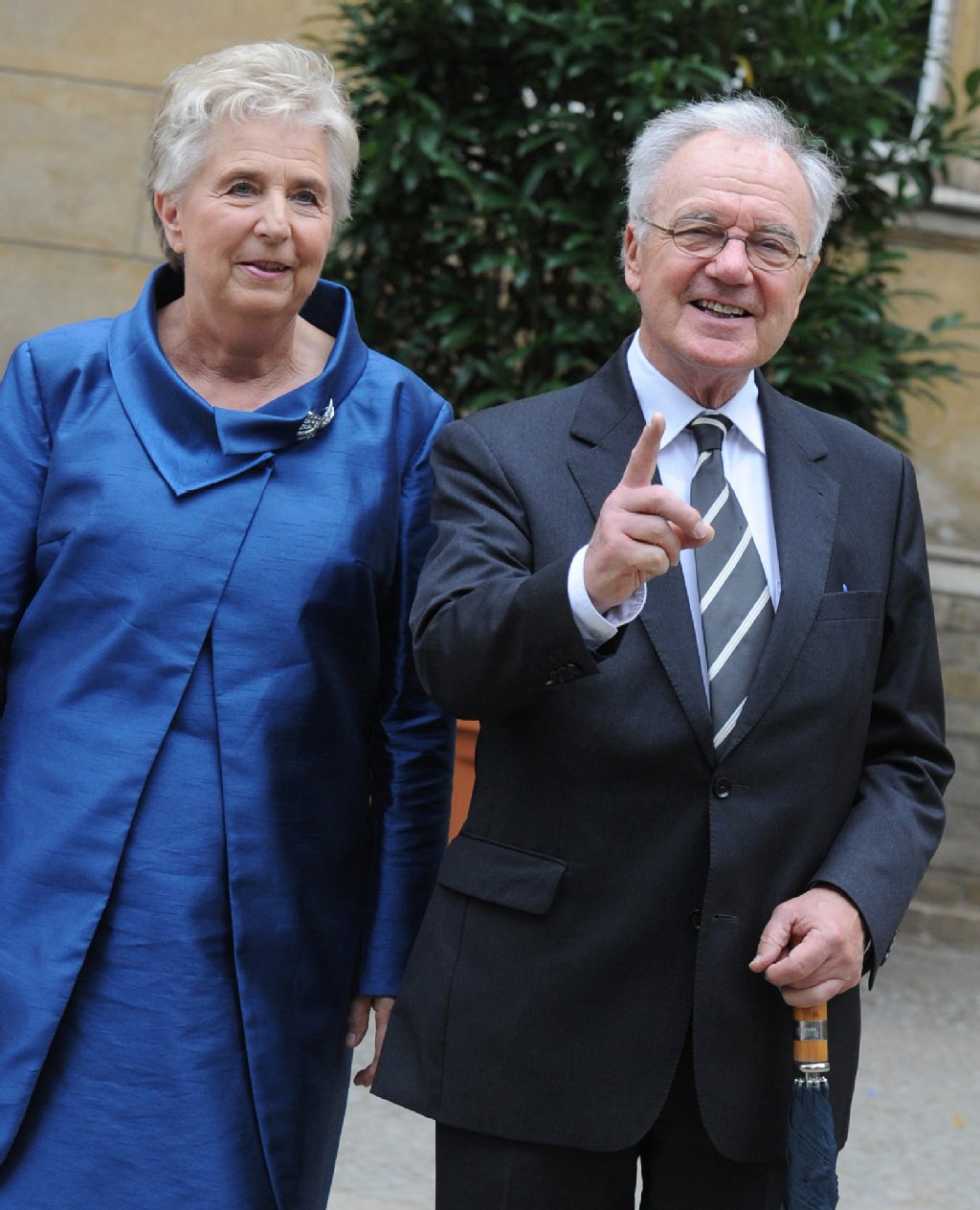 Brandenburgs ehemaliger Ministerpräsident Manfred Stolpe (SPD) und seine Frau Ingrid