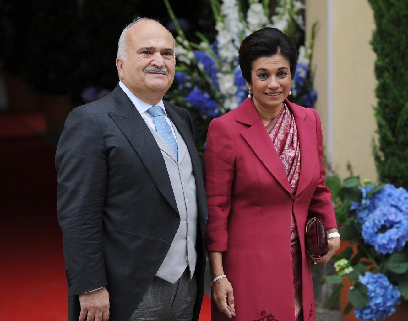 Prinz Hassan bin Talal und Prinzessin Sarvath von Jordanien