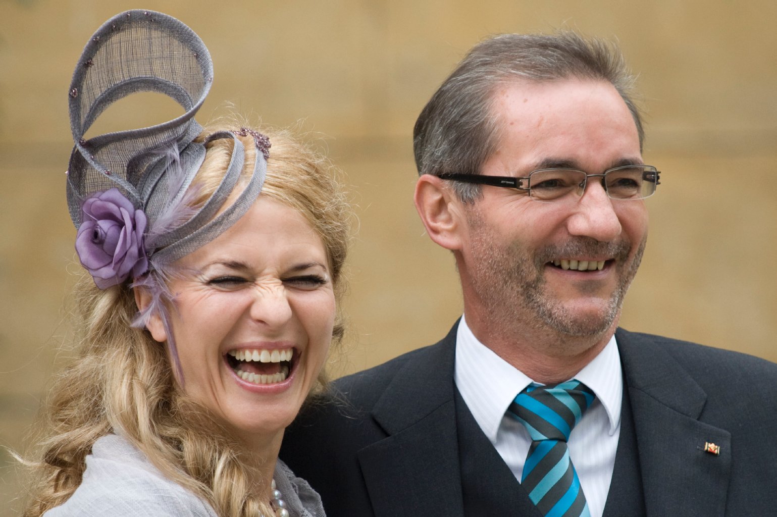 Der Ministerpräsident des Landes Brandenburg, Matthias Platzeck (SPD), und seine Ehefrau Jeanette.