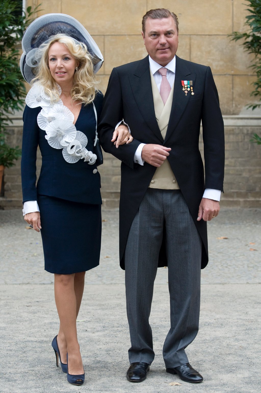 Prinz Charles of Bourbon-Two Sicilies und seine Ehefrau Prinzessin Camilla Crociani
