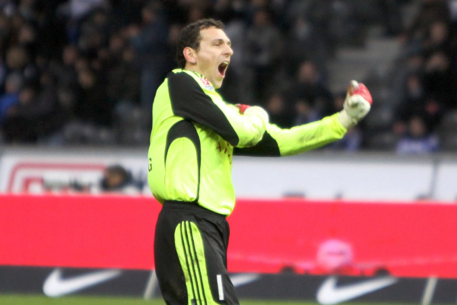 Nicht die feine Nürnberger Art: Club-Keeper Schäfer beleidigt Hertha-Fans.