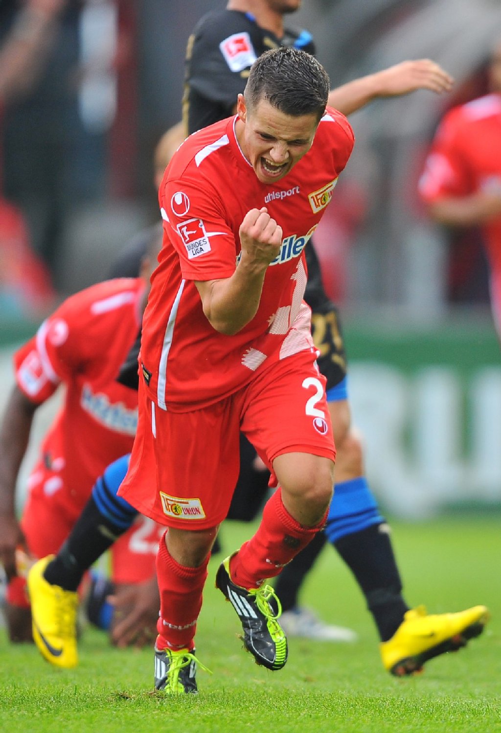 Vor dem Spiel hatten die Union-Fans deutlich gemacht, dass ihre Stimmung nicht die beste war. Änderte sich rasch. Weil Christopher Quiring (Foto) doppelt traf und Kilian Pruschke unbezwingbar blieb.