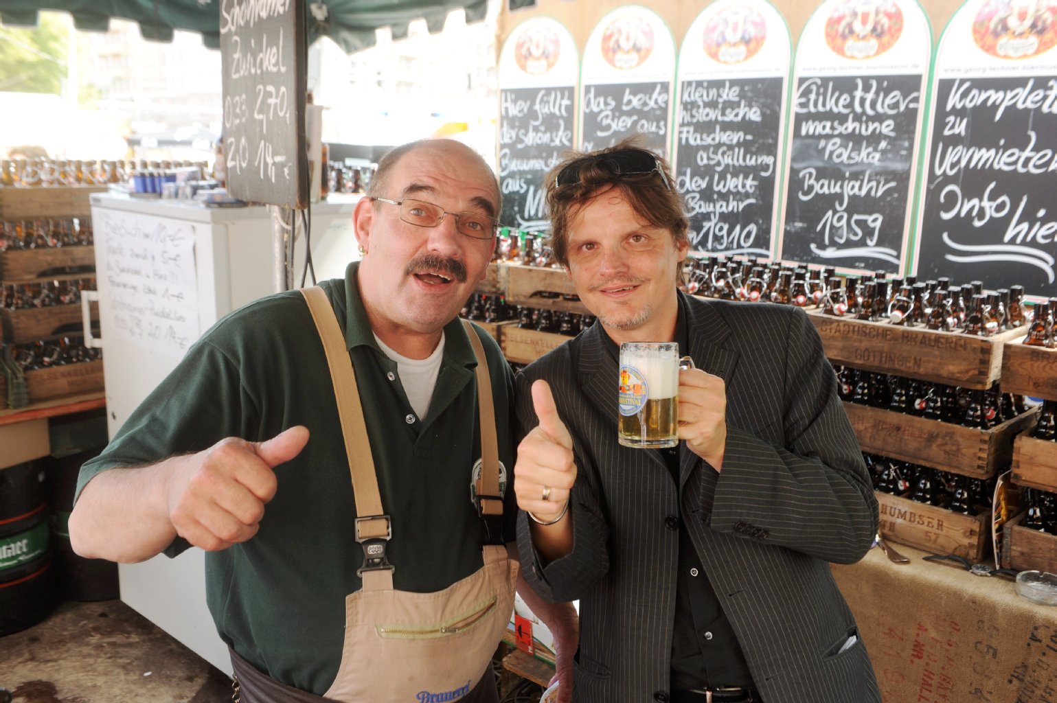 Nächster Test: Tyskie-Pils aus Polen.