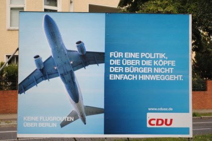 So sieht das Plakat der CDU aus.