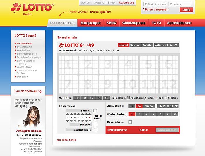OnlineLotto So geht’s