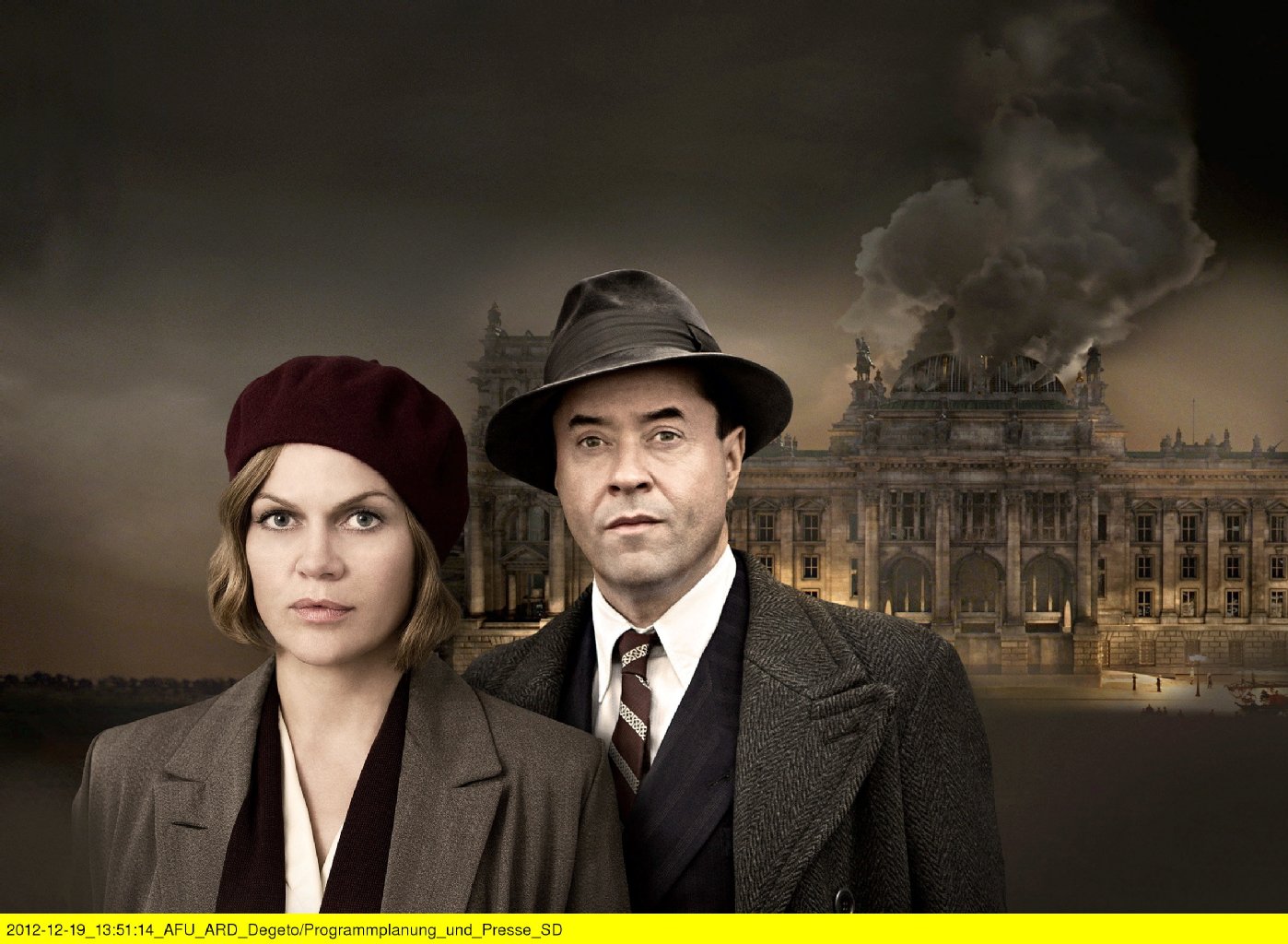 Image - Eine Liebe im Schatten des Reichstagsbrandes Nacht über Berlin Anna Loos und Jan-Josef Liefers