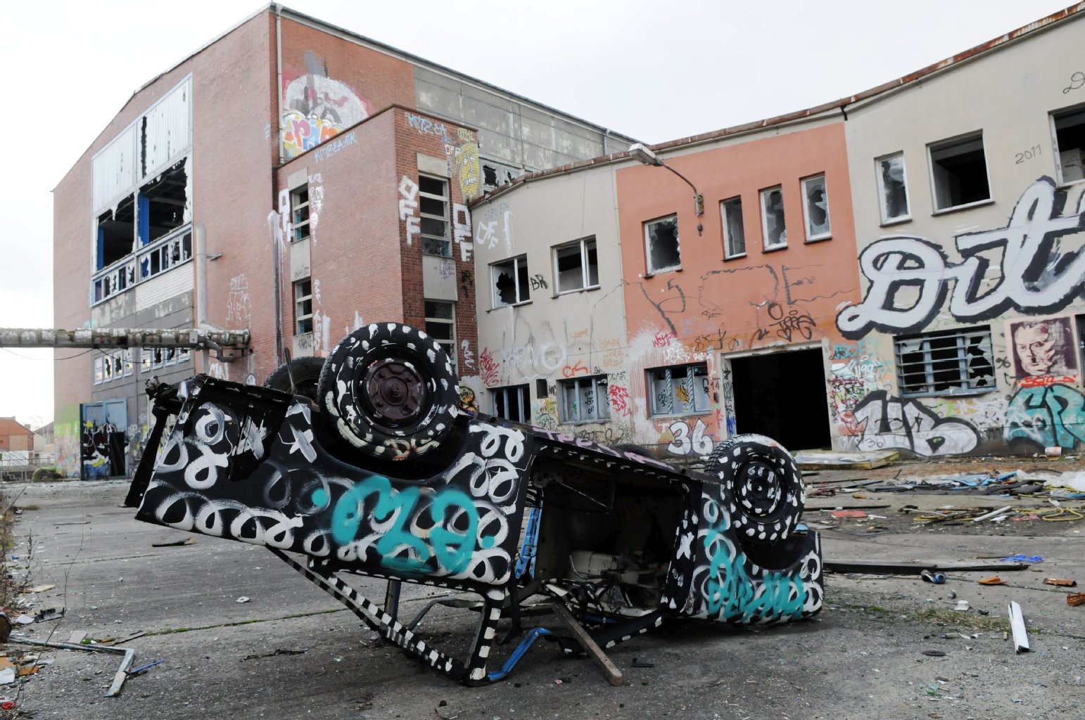 Ruine der ehemaligen Bärenquell Brauerei