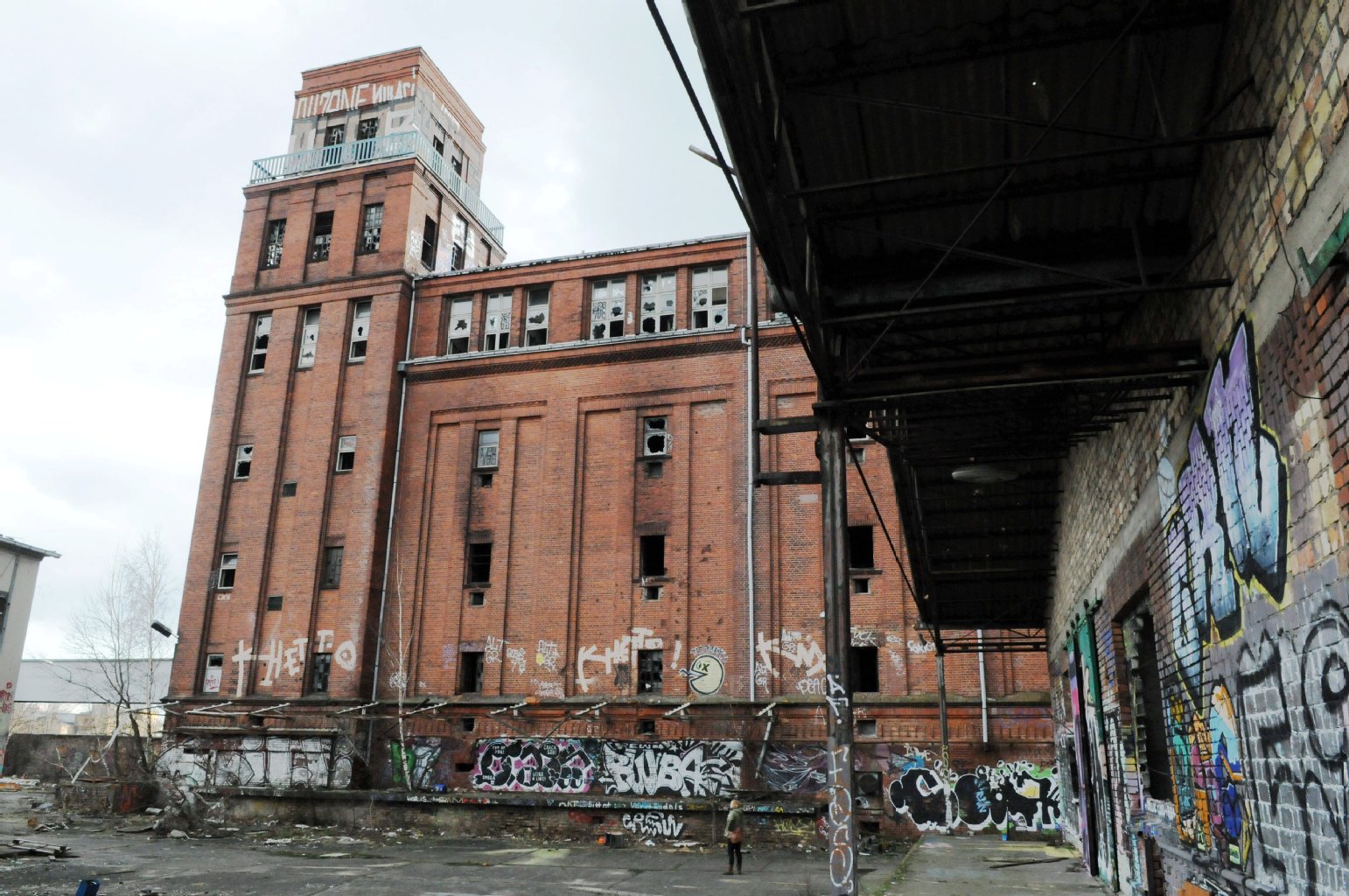 Ruine der ehemaligen Bärenquell Brauerei