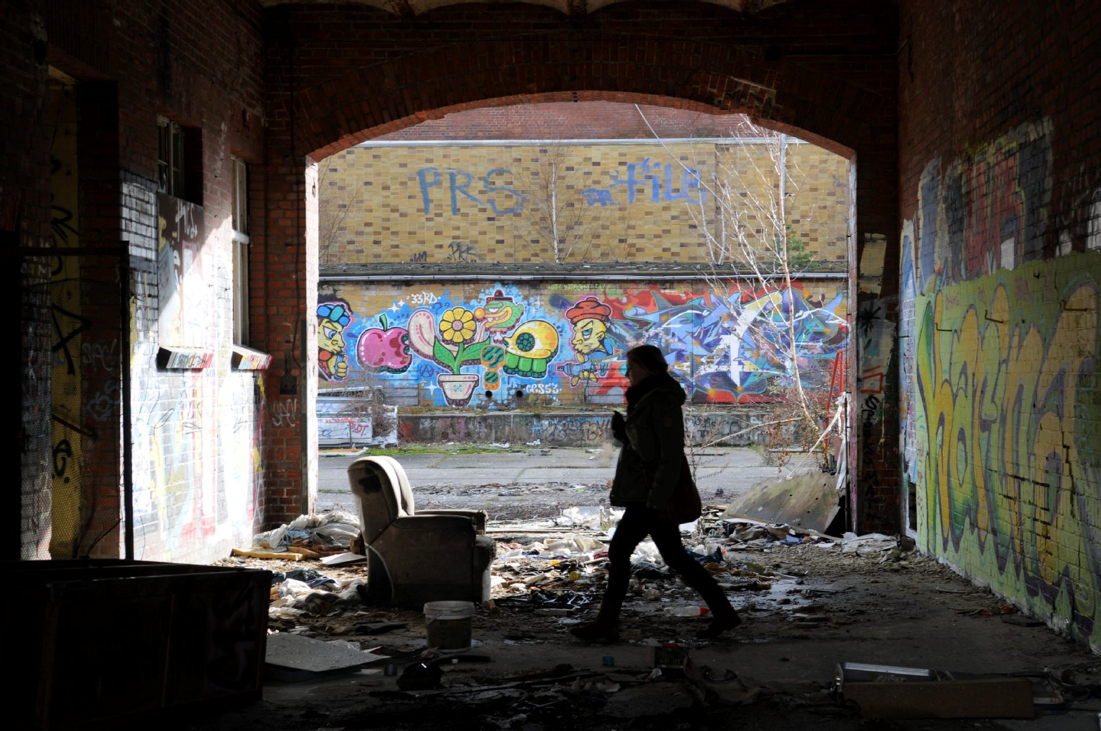 Ruine der ehemaligen Bärenquell Brauerei