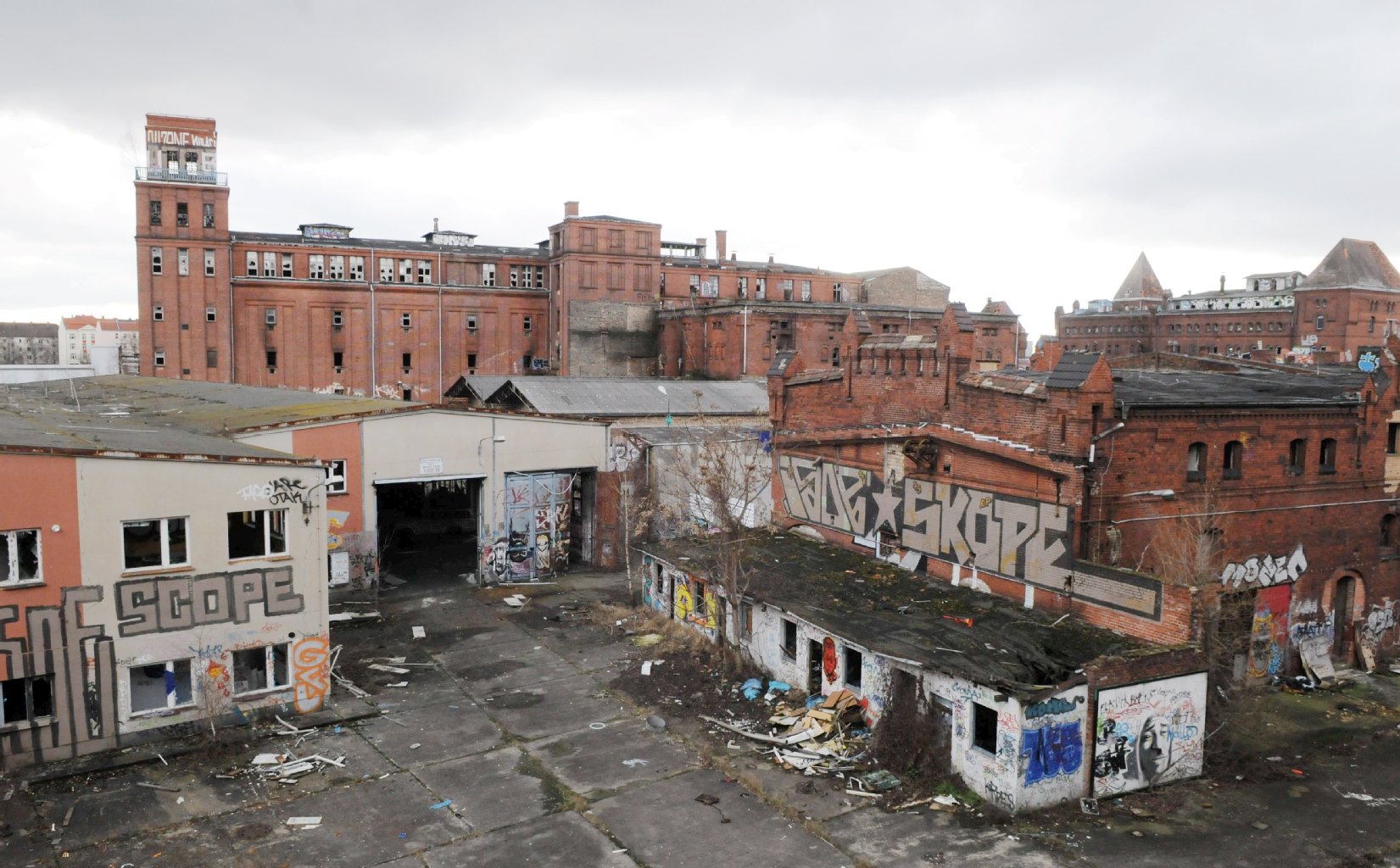 Ruine der ehemaligen Bärenquell Brauerei