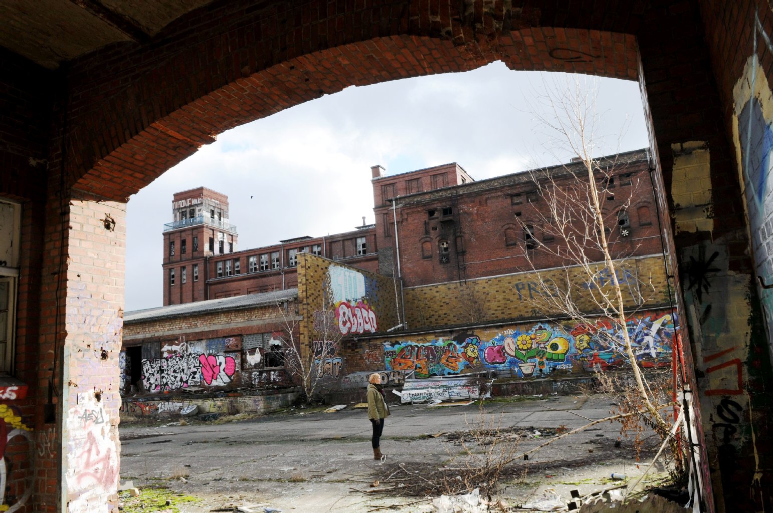 Ruine der ehemaligen Bärenquell Brauerei