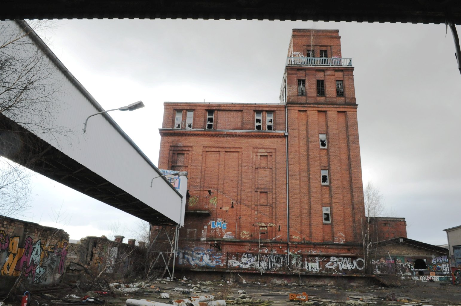 Ruine der ehemaligen Bärenquell Brauerei