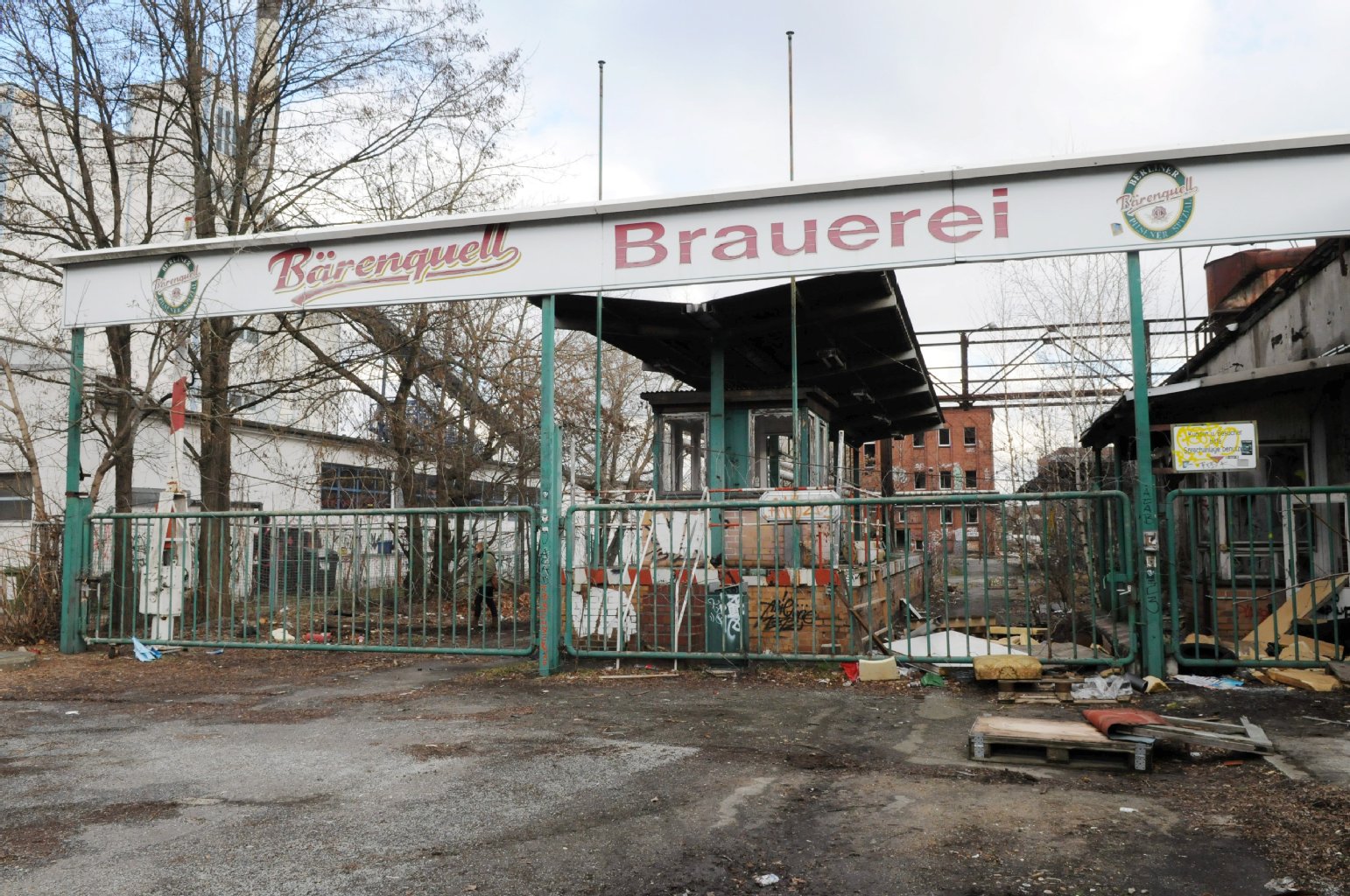 Ruine der ehemaligen Bärenquell Brauerei