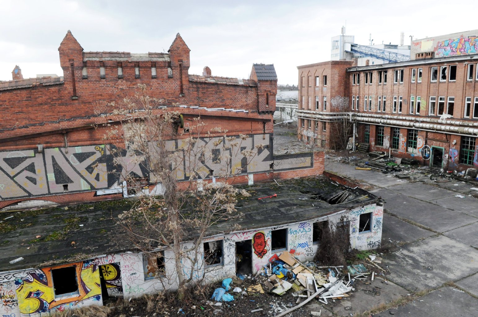 Ruine der ehemaligen Bärenquell Brauerei