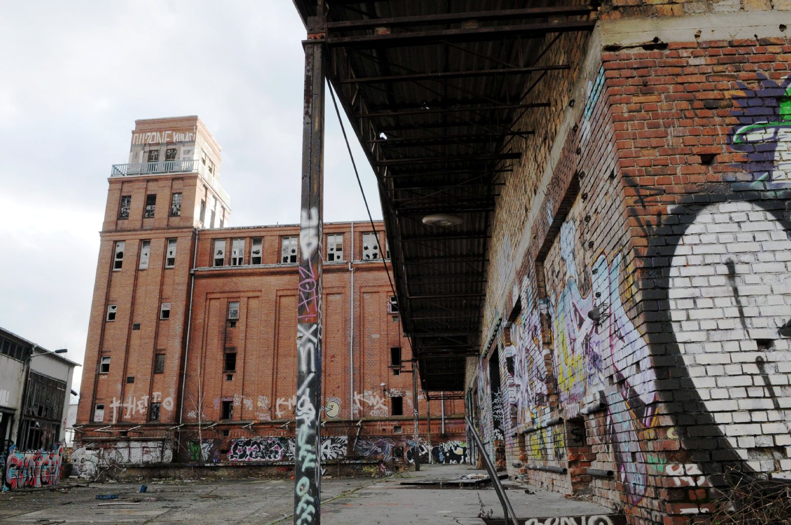 Ruine der ehemaligen Bärenquell Brauerei