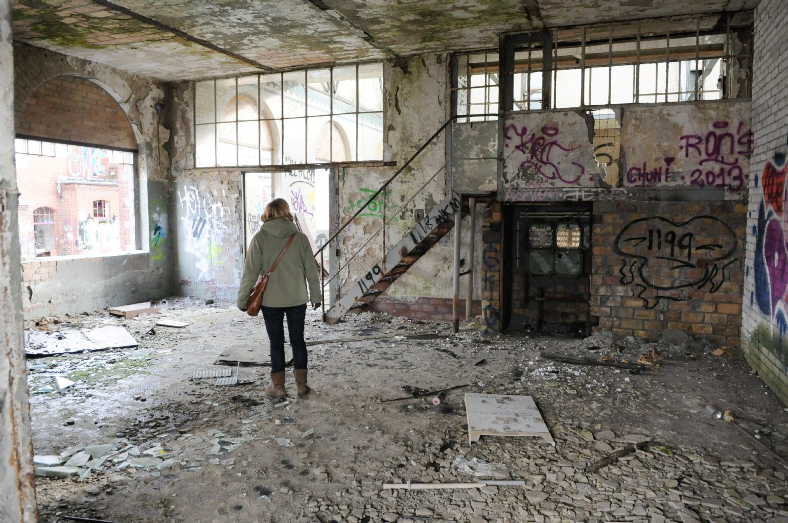 Ruine der ehemaligen Bärenquell Brauerei