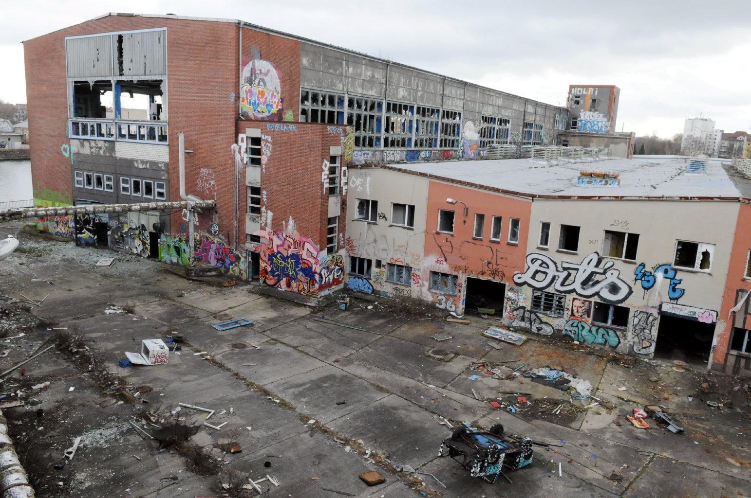 Ruine der ehemaligen Bärenquell Brauerei