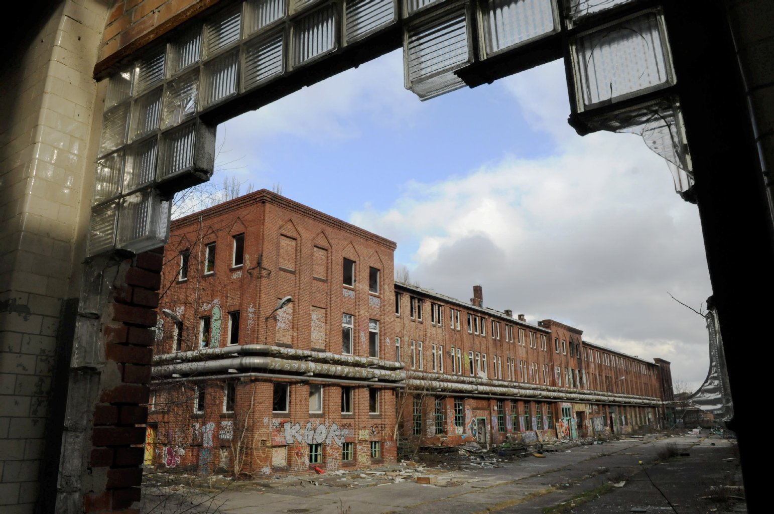 Ruine der ehemaligen Bärenquell Brauerei