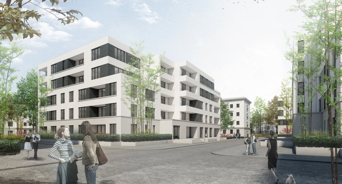 So sollen die „Treskowhöfe“ in der Hönower Straße bis 2015 aussehen ...