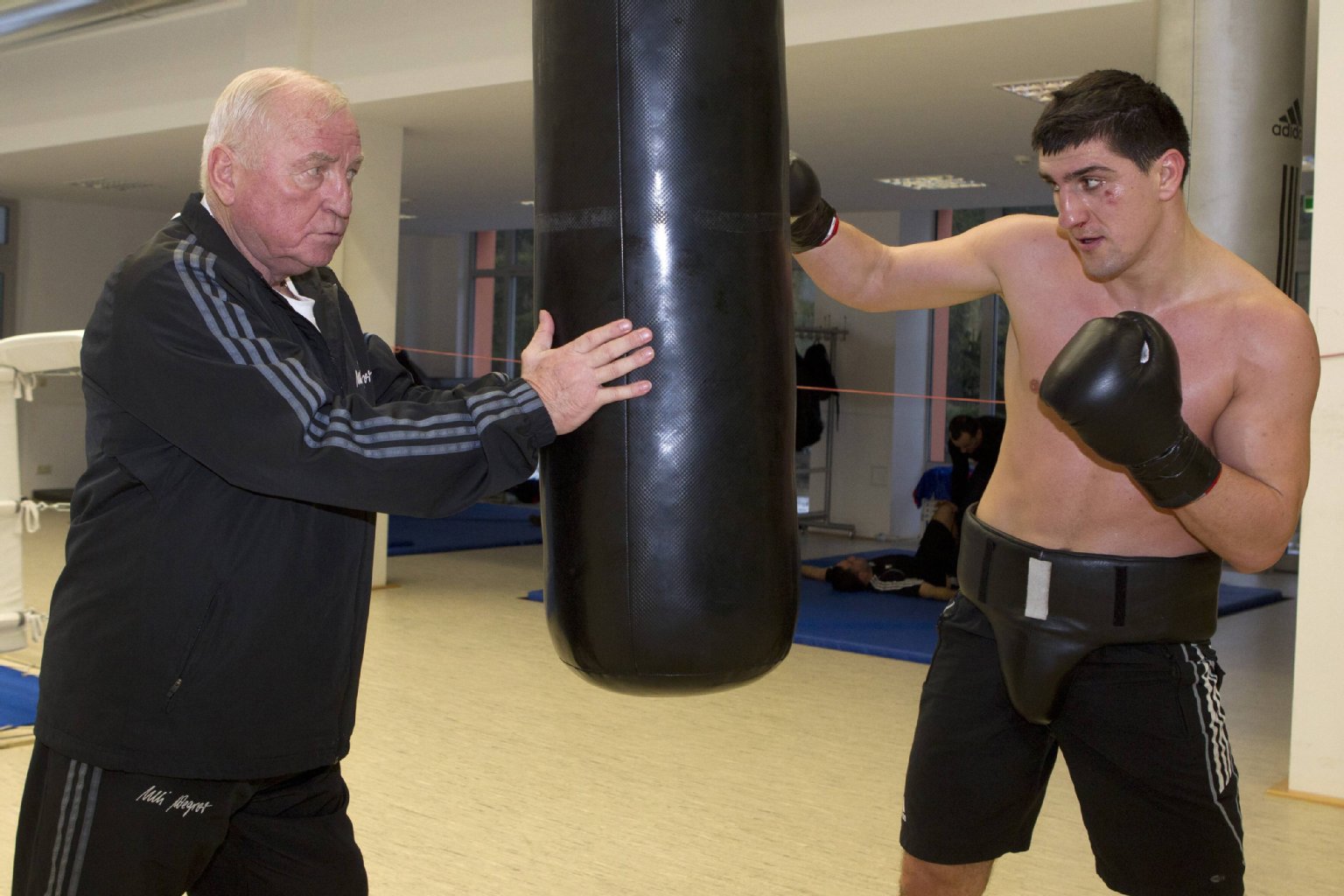 Huck Bereit für den Fight