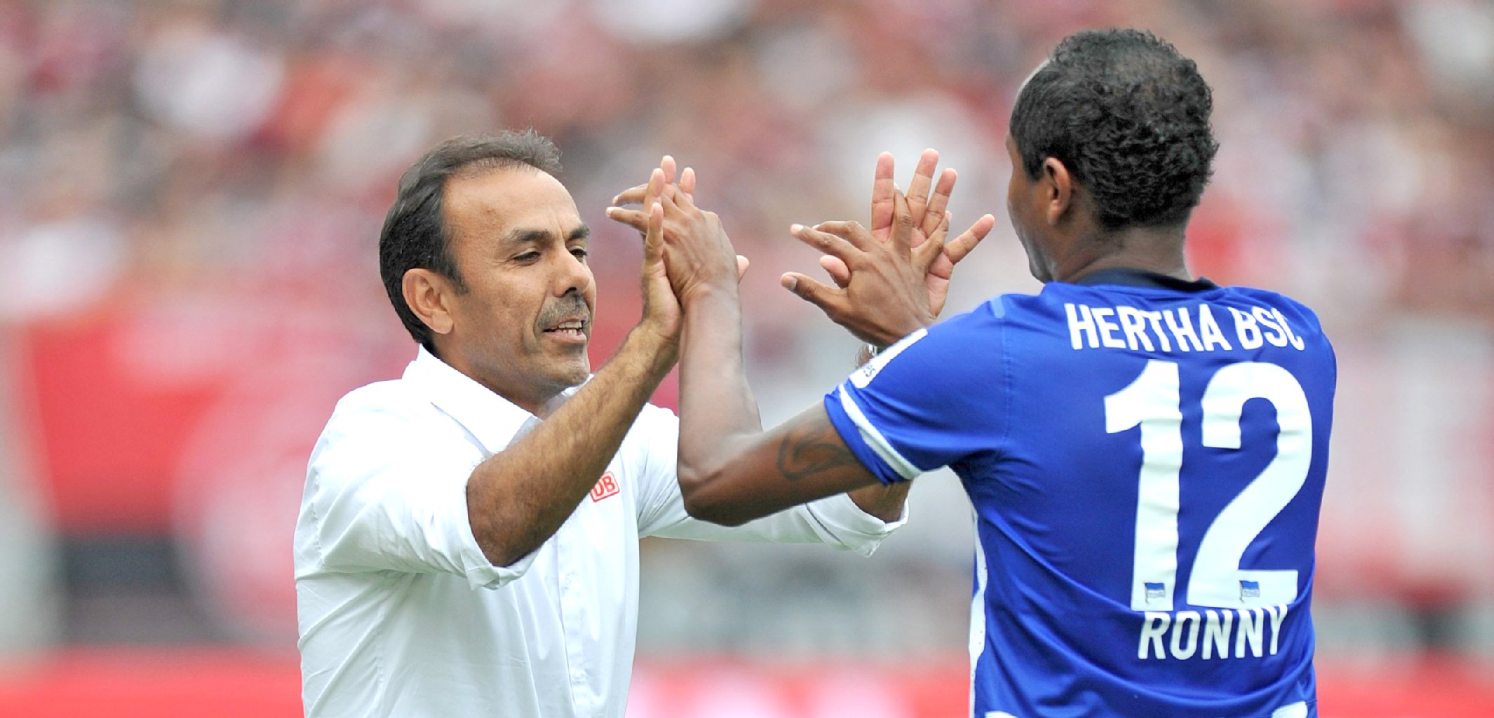 Trotzdem versteht sich Ronny prächtig mit Trainer Jos Luhukay.
