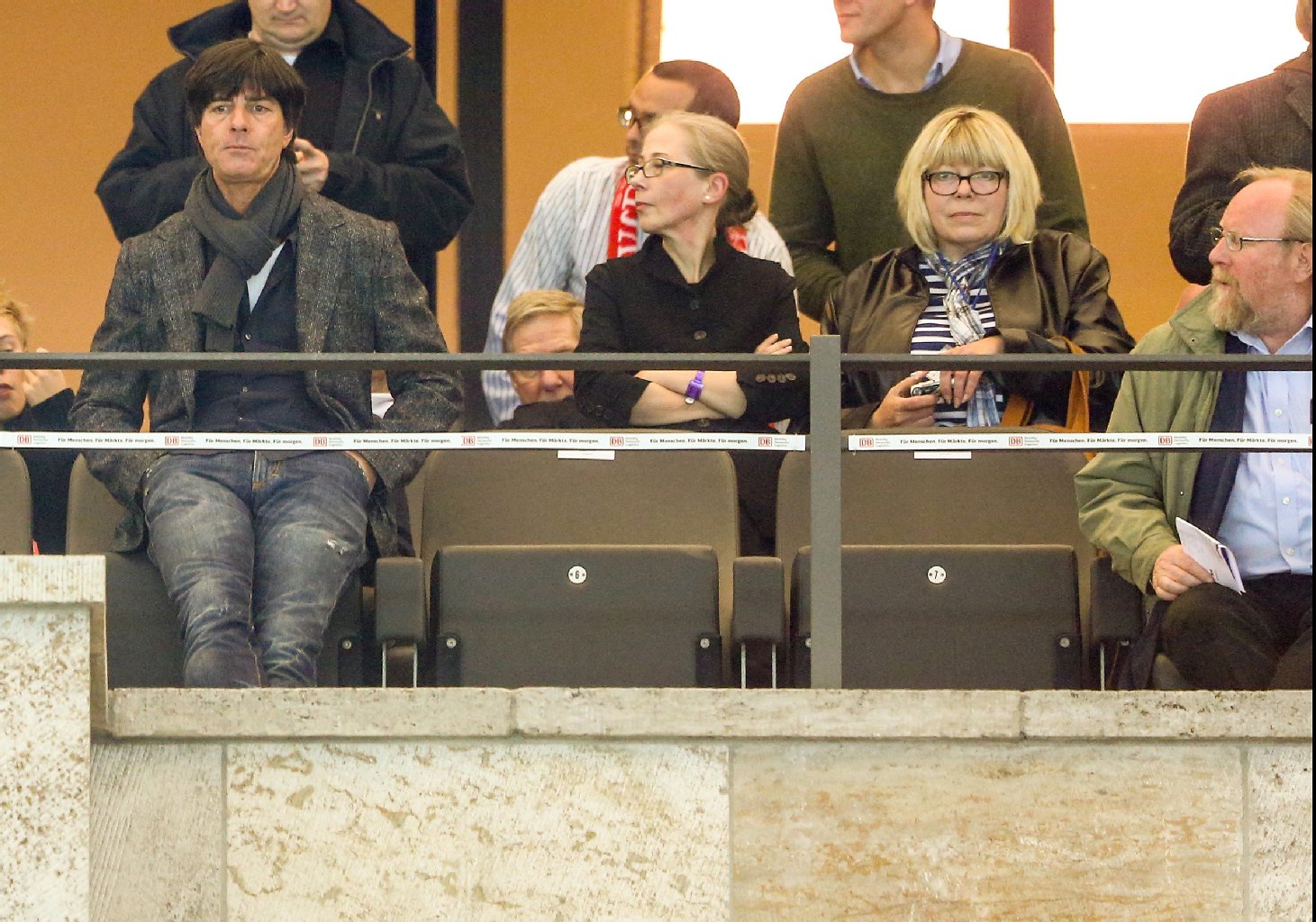 Bundestrainer Jogi Löw schaute im Olympiastadion vorbei.