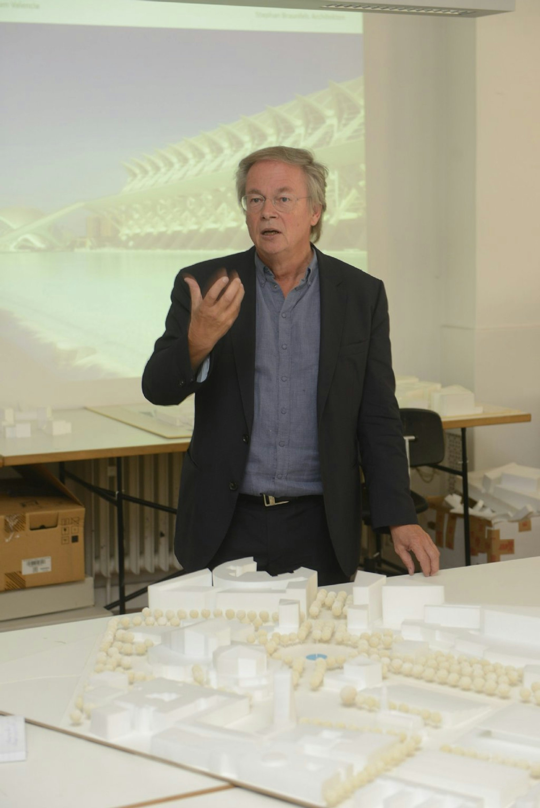 Architekt legt Pläne vor Bühne frei für das neue Kulturforum