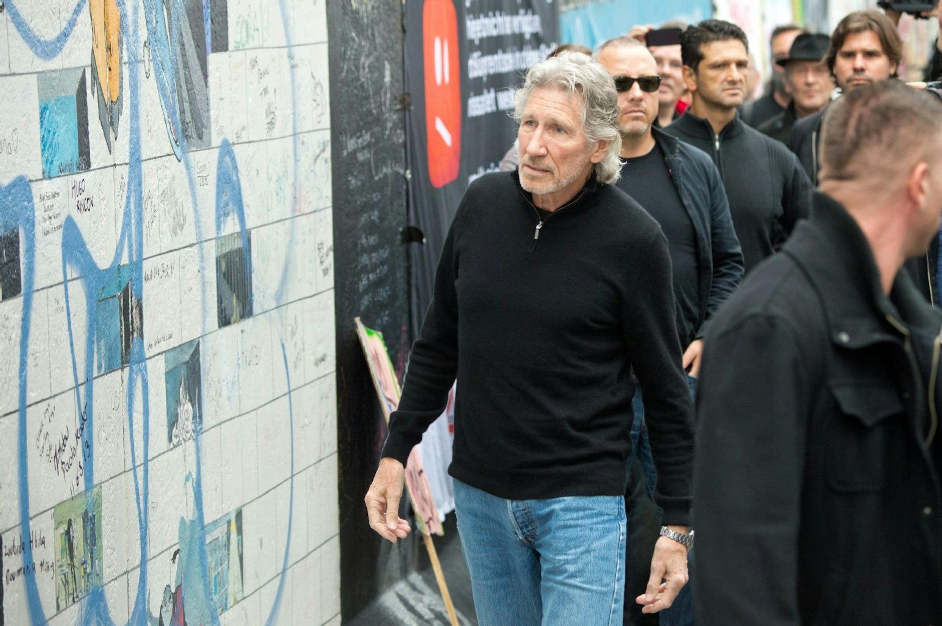 Pink FloydGründer gegen Abriss „The Wall“Schöpfer kämpft für die Mauer