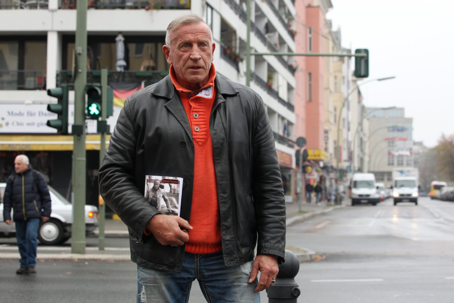 Kiez-Größe Bernd Termer am Stuttgarter Platz