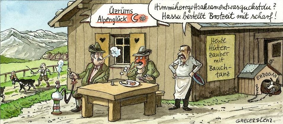 Image - Erdogan als angeketteter Hund: Türkei kritisiert Karikatur in deutschem Schulbuch