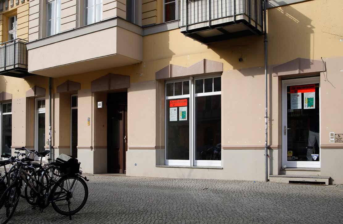 Dieser Laden in der Rykestraße 46 kostet 1300 Euro Monatsmiete.