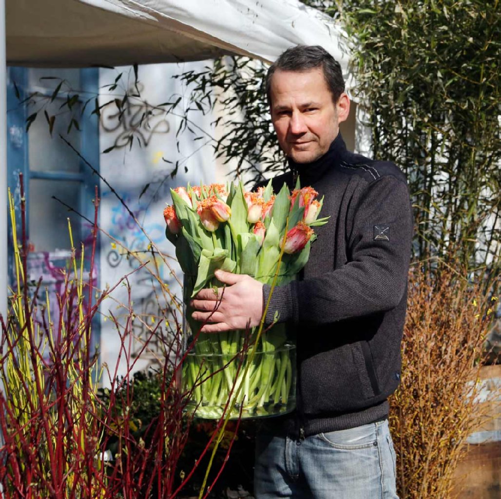 Jens (46) vom „Blumenplatz“.