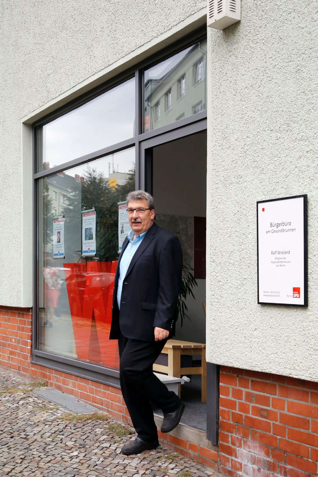 Sein Abgeordnetenbüro an der Bellermannstraße hat der SPD-Politiker erst im Januar angemietet