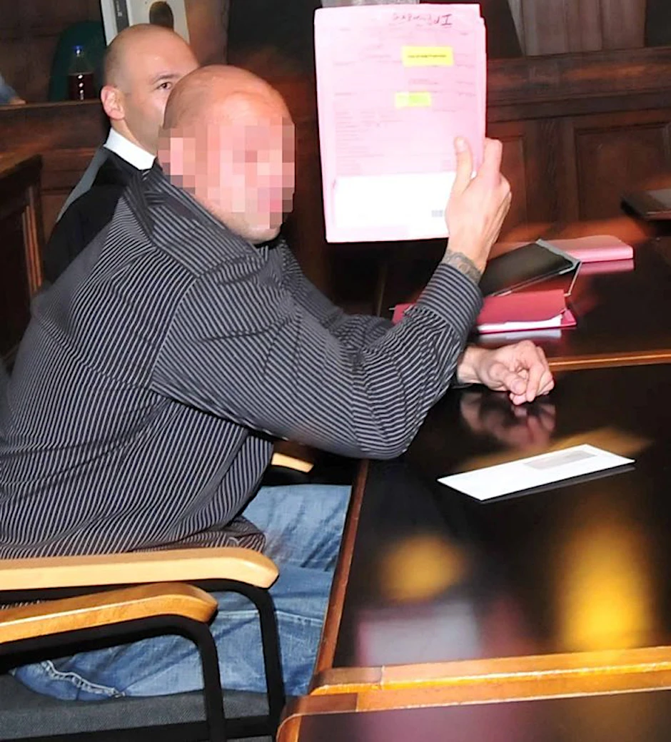 Früher Rocker, heute Nadelstreifen: Mario L. (31) vor Gericht
