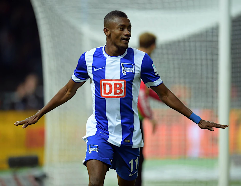 Salomon Kalou setzt zum Höhenflug bei Hertha an. Drei Treffer hat er schon auf dem Konto.