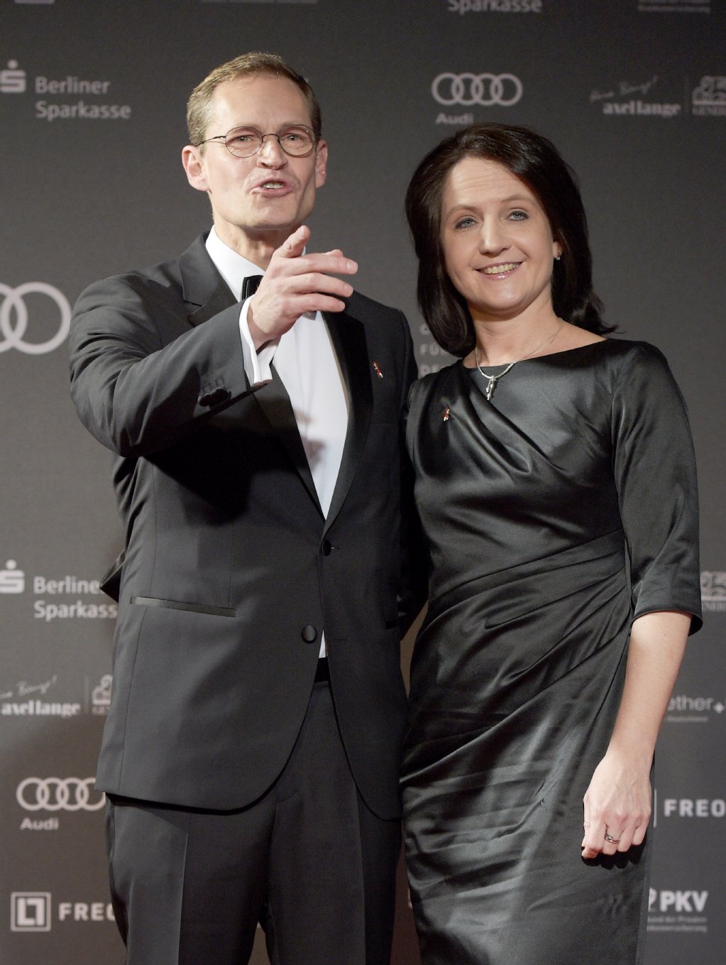 Michael Müller kam mit Ehefrau Claudia.