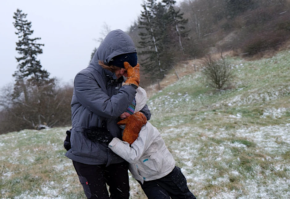 Der Winter hat noch nicht aufgegeben: Nach dem Sturm sehen wir den Schnee bald wieder.