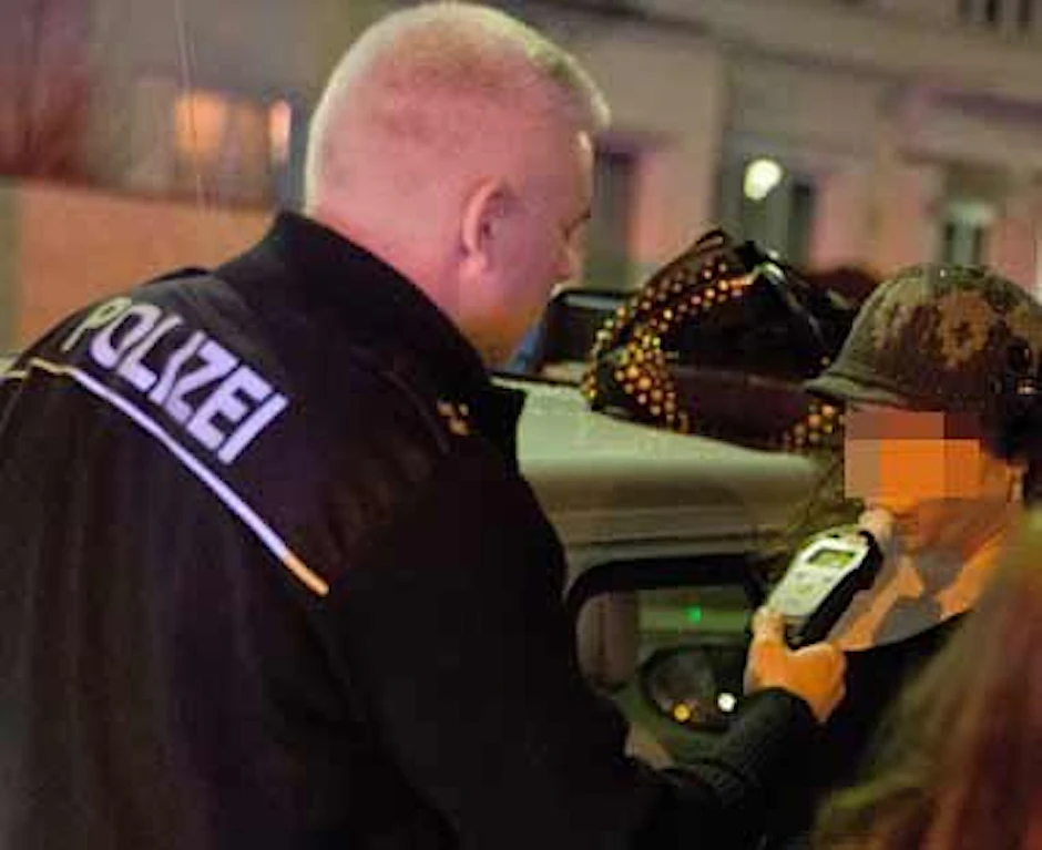 "Stolze" 1,9 Promille zeigte das Gerät an.