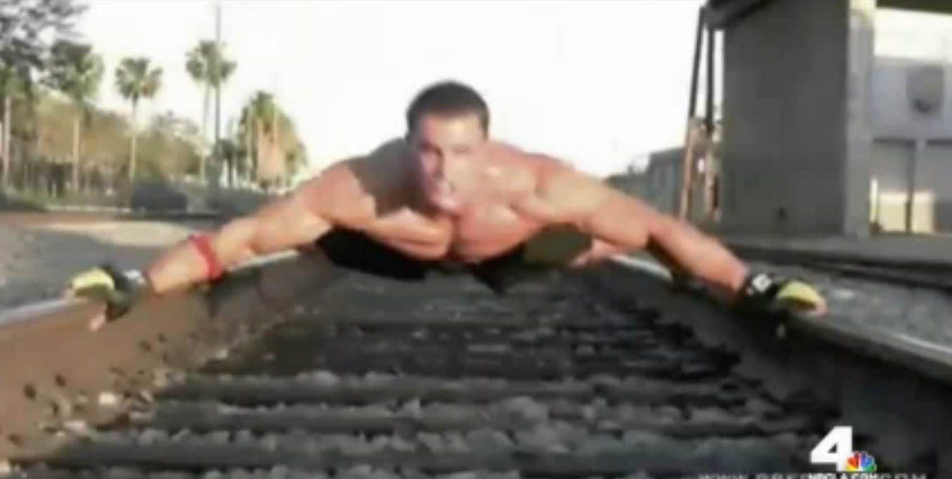 Fitness-Guru Greg Plitt nutzte Eisenbahnschienen ...