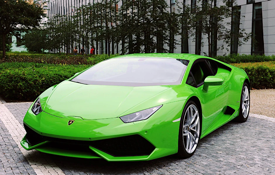 So sieht ein Lamborghini Huracan im Originalzustand aus.