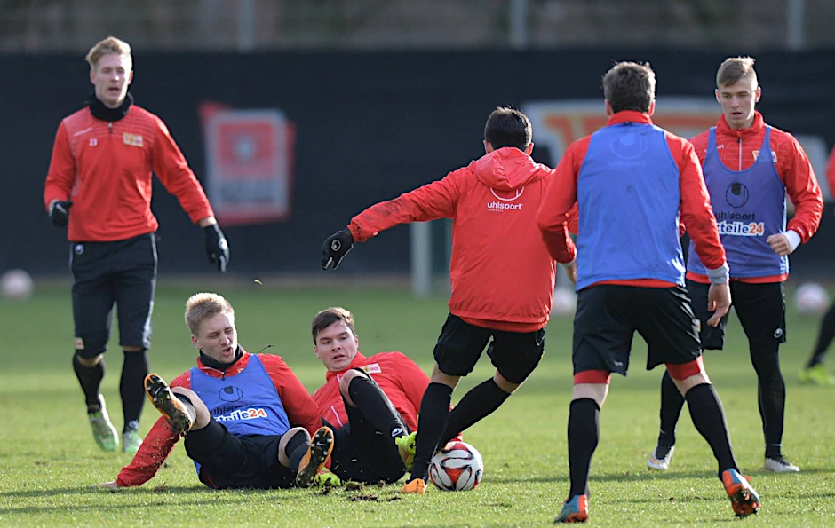 Fabian Schönheim gibt im Training alles.