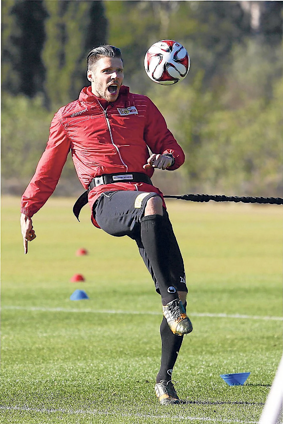 Christopher Trimmel beim Training...